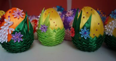 Wielkanocne jaja wykonane przez Uczestników